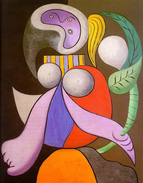 Pablo Picasso Oil Paintings Woman With Flower Femme A La Fleur